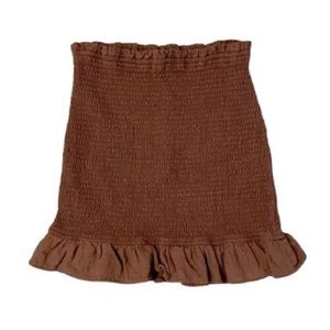 Abercrombie Smocked Mini Skirt XS NWT